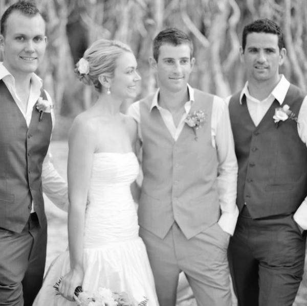 wedding suit customer